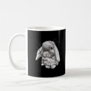 Mug Lapin aux Oreilles Tombantes Croquis Hommes Femmes