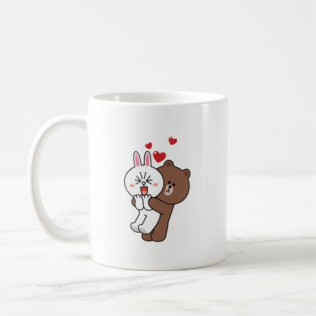 Mug lapin Brown de coni (Gauche)