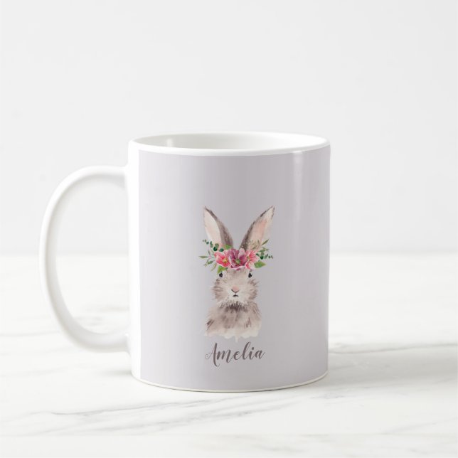 Mug Lapin Cute Personnalisé (Gauche)