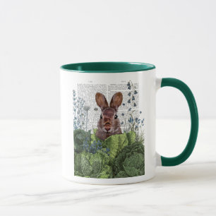 Mug Lapin dans une patte de chou