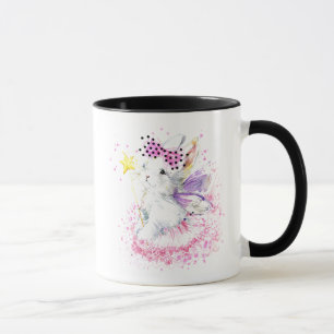 Mug Lapin de fée d'aquarelle
