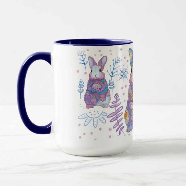 Mug Lapin de Noël  (Gauche)