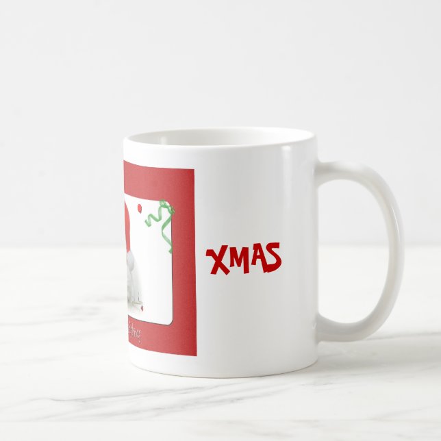 Mug Lapin de Noël (Droite)
