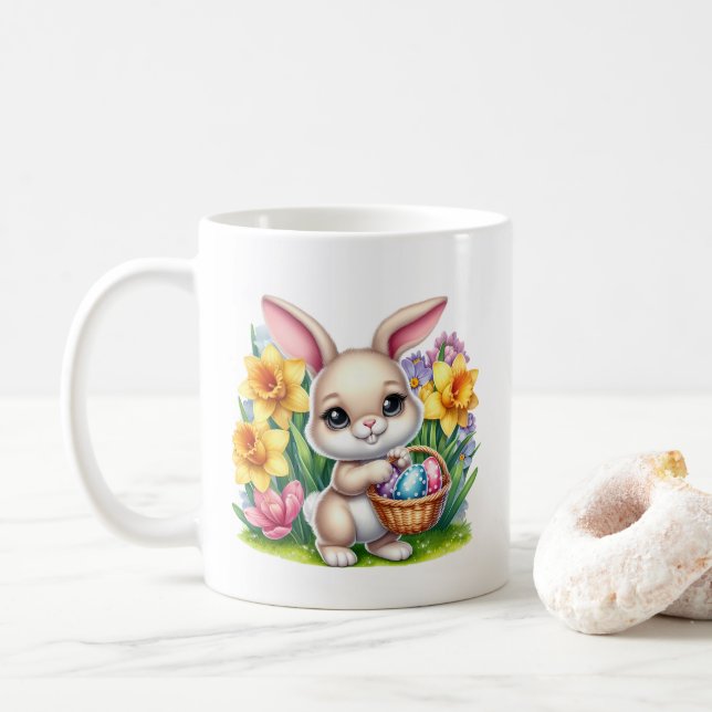 Mug Lapin de Pâques  (Avec donut)