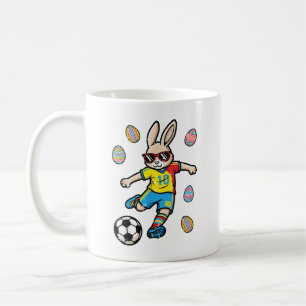 Mug Lapin de Pâques Coup de Pied de Football pour Garç