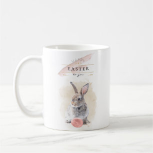 Mug Lapin de Pâques élégant Joyeuses Pâques Art à l'