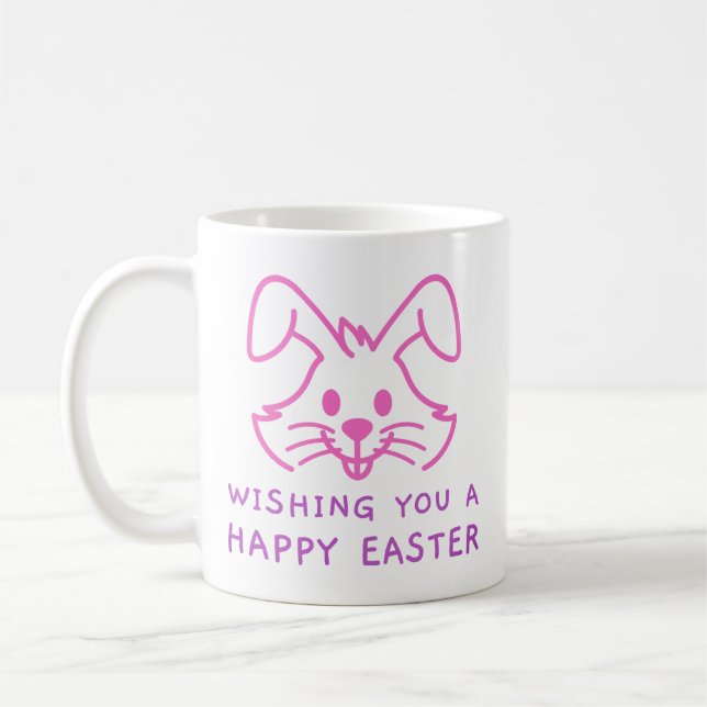 Mug Lapin de Pâques Joyeux (Gauche)