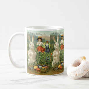 Mug Lapin de Pâques vintage et enfants Joyeuses Pâques
