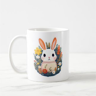 Mug Lapin de printemps coloré