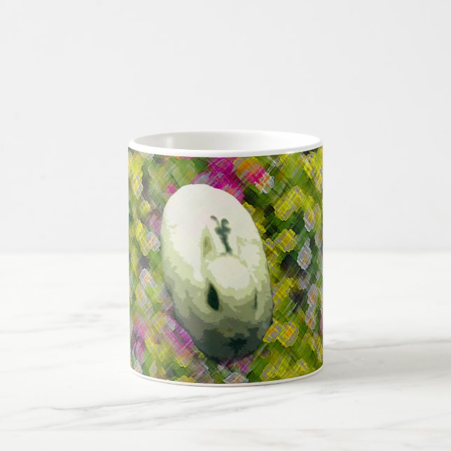 Mug Lapin et de Fleurs (Centre)