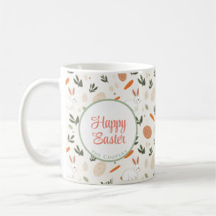 Mug Lapin et Oeufs Floral