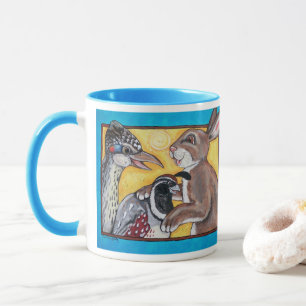 Mug Lapin, faune de sud-ouest de désert de Roadrunner
