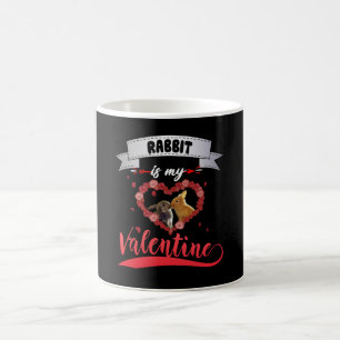 Mug Lapin Lover Le lapin est ma Saint Valentin