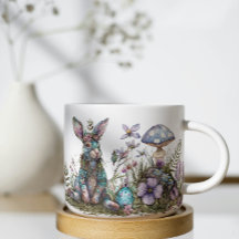 Lapin mystique aux champignons