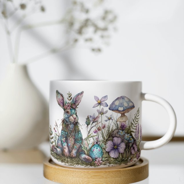 Mug Lapin mystique aux champignons (Créateur téléchargé)