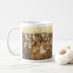 Mug Lapin parmi les fées, Contes de fées vintage