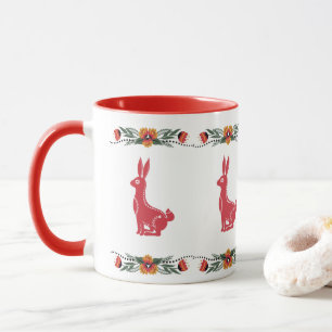 Mug Lapin scandinave rouge