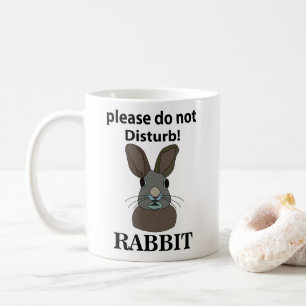Mug Lapin S'il vous plaît Ne pas déranger Lapin drôle
