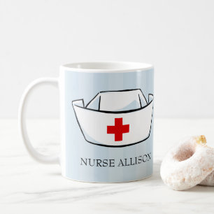 Mug L'appréciation d'infirmière ajoutent le nom