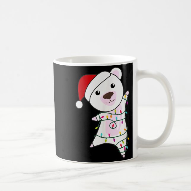 Mug Lar Bear Christmas Santa Claus Lights Lar Bears  (Droite)