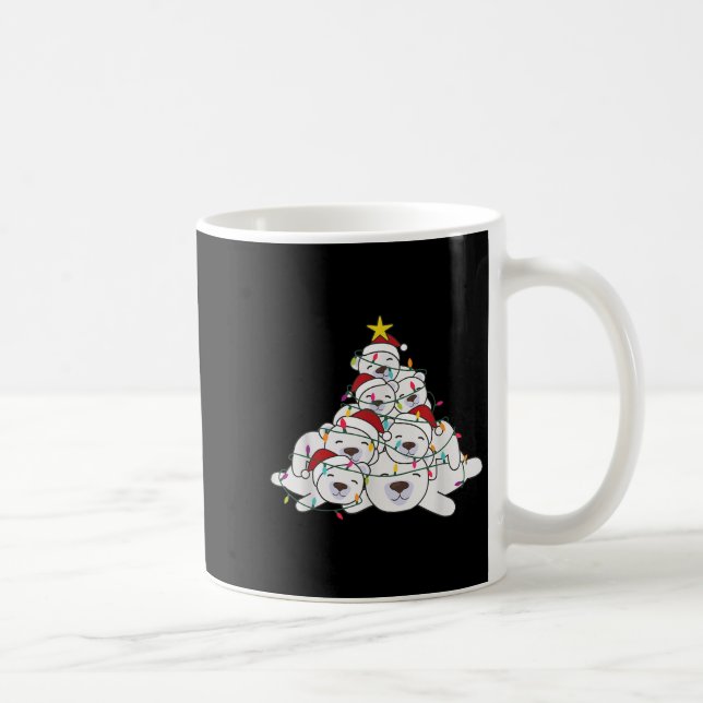 Mug Lar Bear Christmas Tree Funny Animal Christmas Lar (Droite)