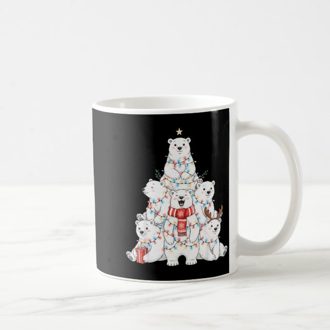 Mug Lar Bear Christmas Tree Xmas Pajamas  (Droite)