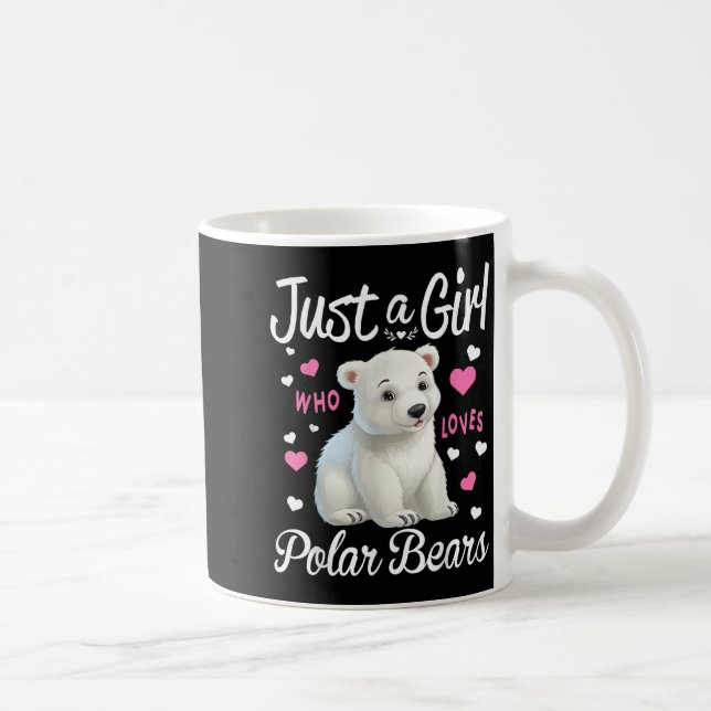 Mug Lar Bear Girl Women Funny Just A Girl Who Love Lar (Droite)