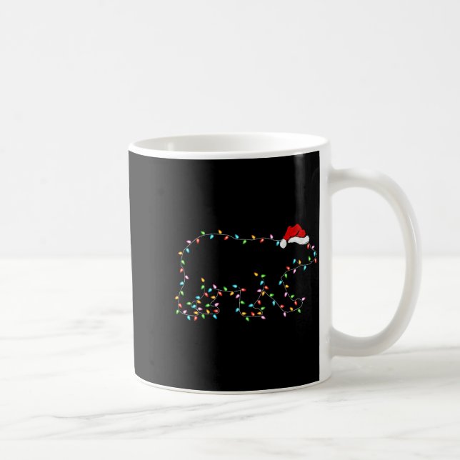 Mug Lar Bear Xmas Lighting Santa Hat Lar Bear Christma (Droite)
