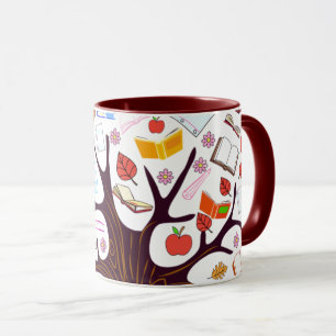Mug L'Arbre à feuilles de livre