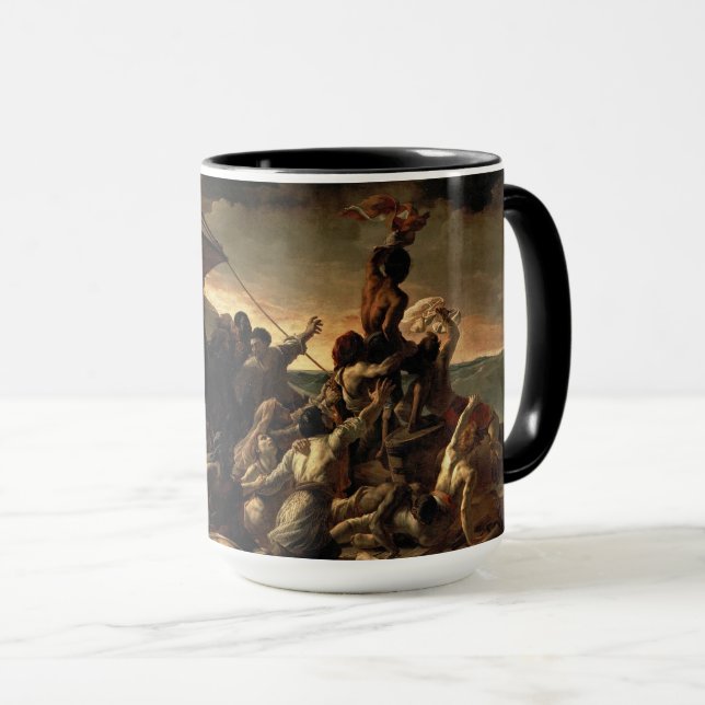 Mug L'arbre de la méduse-Théodore Géricault (Devant droit)