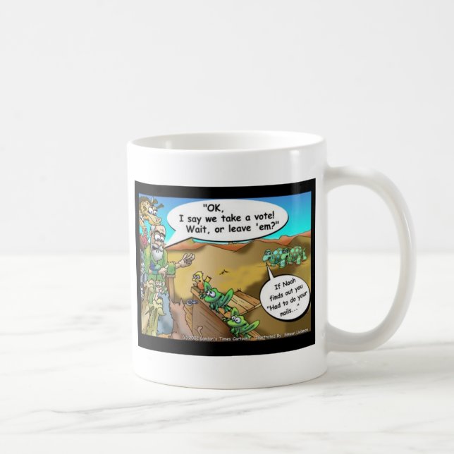 Mug "L'Arche de Noé" Drôle Drôle Dessin Tee - shirt Do (Droite)