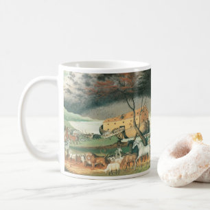 Mug L'Arche de Noé par Edward Hicks, Art folklorique v