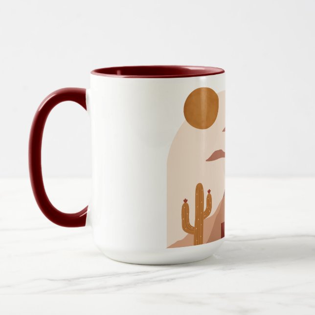 Mug - Large cup - Terracotta by Ludilabel (Left)
