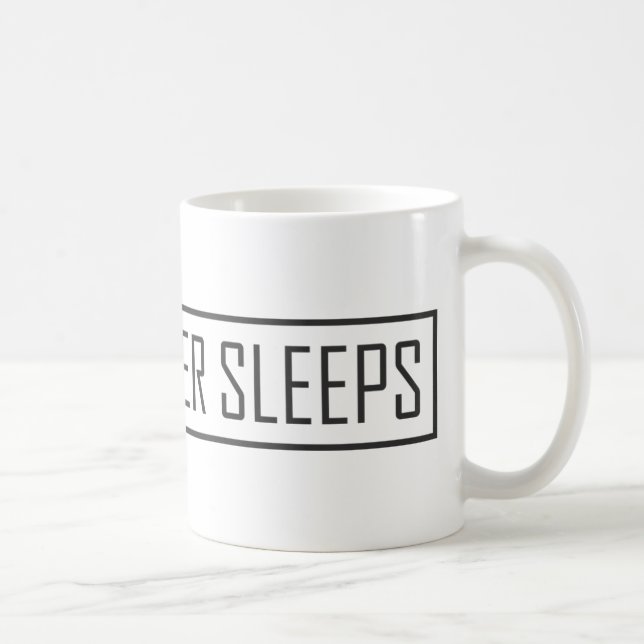 Mug L'argent ne dort jamais (Droite)