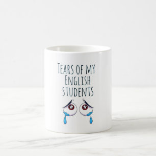 Mug Larmes de mes étudiants   don drôle pour enseignan