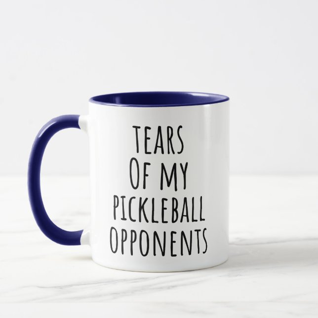 Mug Larmes De Mes Opposants Au Pickleball (Gauche)