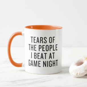 Mug Larmes drôles des gens que j'ai battus à la soirée