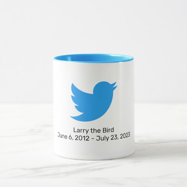 Mug Larry the Bird Twitter retraite (Centre)