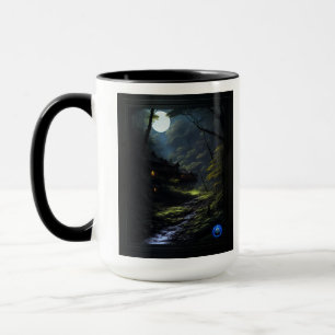Mug L'art conceptuel de Dwellers Forêts AI par Xzendor
