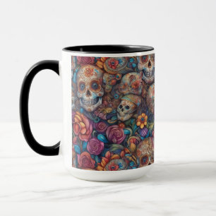 Mug L'art crânien du sucre - Le jour des morts