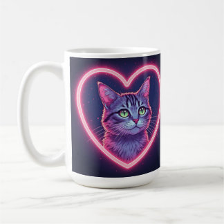 Mug L'art de l'amour félin lumineux | Cadeau romantiqu