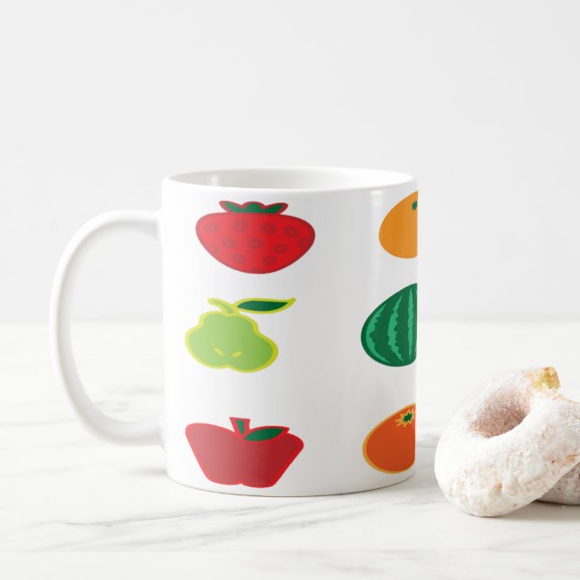 Mug L'art des fruits (Avec donut)