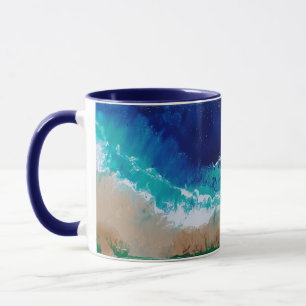 Mug L'art du café à thème océanique par JP Denyer 