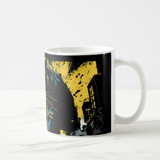 Mug L'art du chat cool inspiré des romans graphiques (Droite)