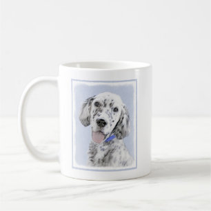 Mug L'art du chien peintre Blue Belton