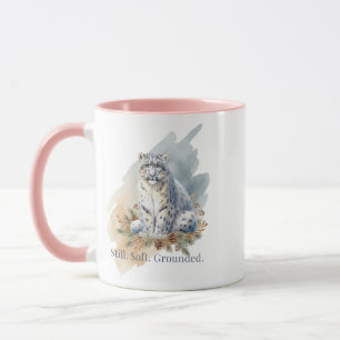 Mug L'art du léopard des neiges encore doux et ancré