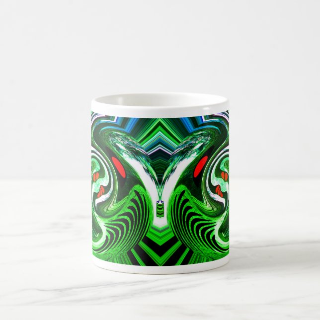 Mug L'art funky vert (Centre)
