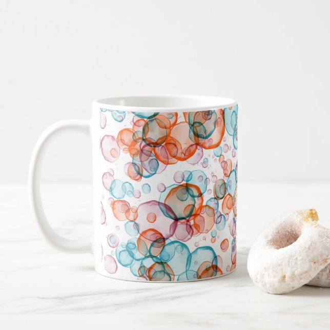 Mug L'art moderne de la bulle. (Avec donut)