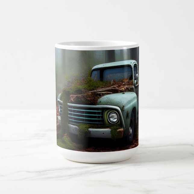 Mug L'Art numérique de camion abandonné (Centre)