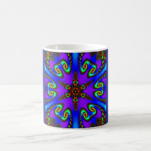 Mug L'art numérique dynamique kaléidoskope